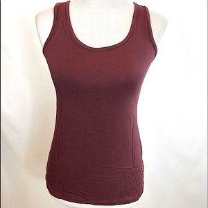 Lucky Brand Cranberry T-shirt Tank Comfort Cotton NWOT